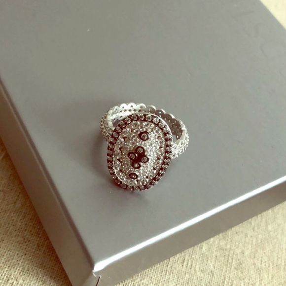 Freida Rothman Jewelry - Freida Rothman Pave Clover Ring